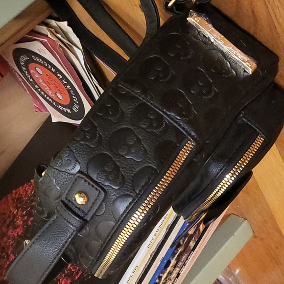 Betsy Johnson Small Day of Dead Backpack - Picture 2 of 4